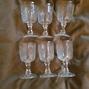 Elegant Clear Glass Goblet